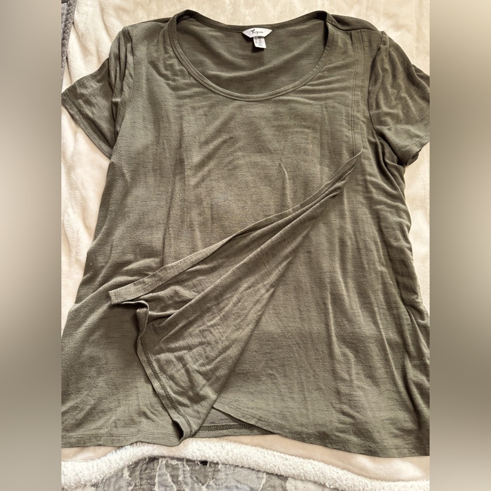 Olive Green Women's Nursing top